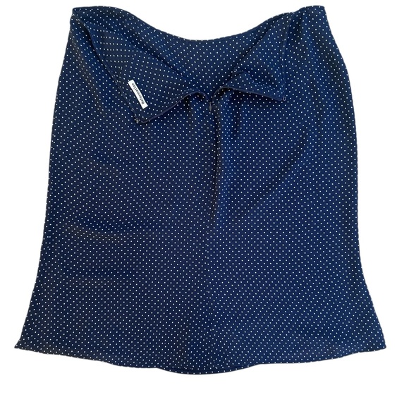 Reformation Polka Dot Skirt Sz 16 A-Line Cottagecore Academia Whimsigoth - Picture 13 of 16